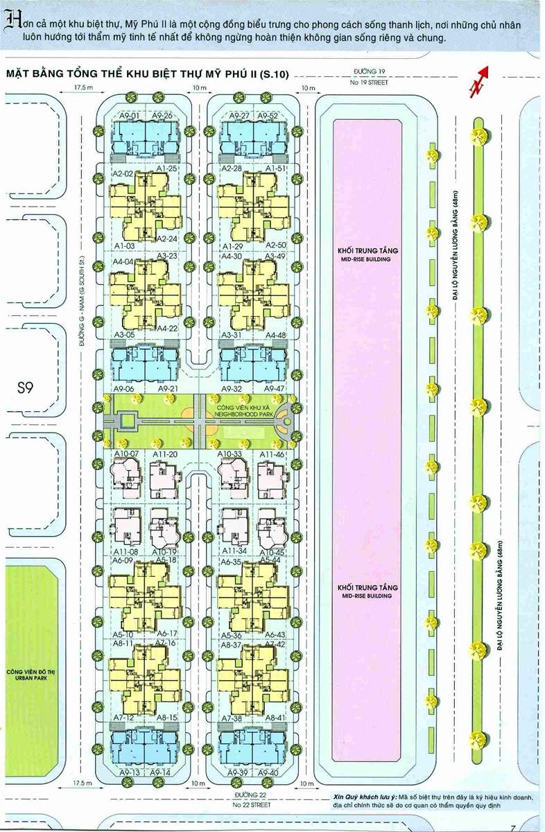 bản đồ dự án mỹ phú 2